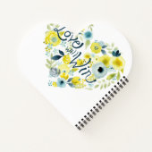 Heartfelt Floral II Notitieboek (Achterkant)