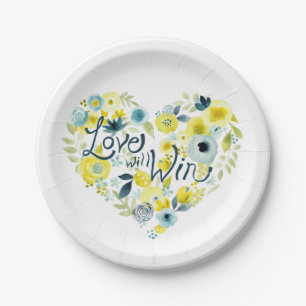 Heartfelt Floral II Papieren Bordje