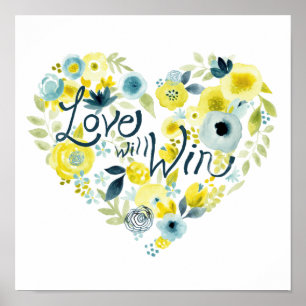 Heartfelt Floral II Poster