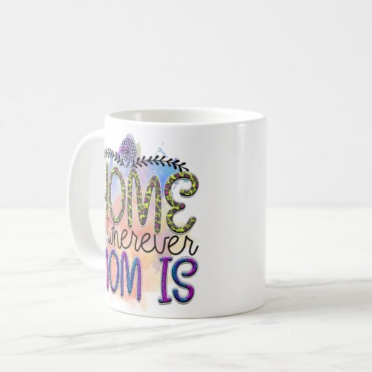 Heartfelt Hearth - Thuis is waar moeder is Mok (Voorkant links)