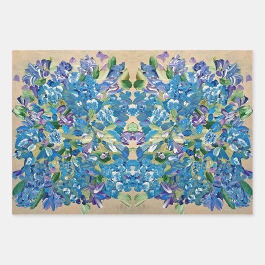 Heartfelt Hydrangea Wrapping Paper (Voorkant)