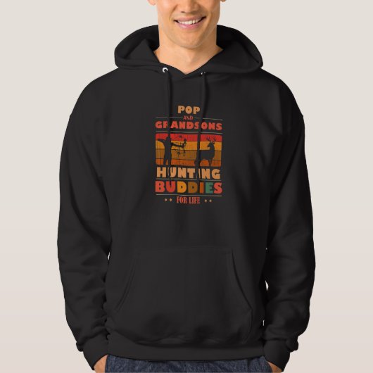 Heartfelt POP Grandsons Buddies For Life Hunting P Hoodie (Voorkant)