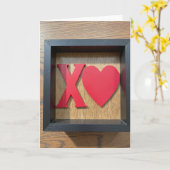 Heartfelt Shadow Box Card Kaart (Gele Bloem)
