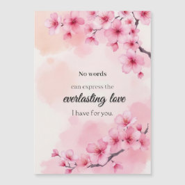 Heartfelt Wedding Jubileum in aquarellen Magnetische Uitnodiging