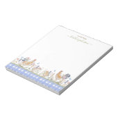 Hearthlight Notes Lente Zachte Weide Gingham Notitieblok (Gedraaid)