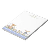 Hearthlight Notes Lente Zachte Weide Gingham Notitieblok (Gedraaid)