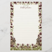 Hearthlight Notes Lente Zachte Weide Wilde Bloem Briefpapier (Voorkant)
