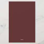 Hearthlight Notes Lente Zachte Weide Wilde Bloem Briefpapier (Achterkant)