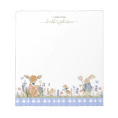 Hearthlight Notes Spring Soft Meadow Gingham Notitieblok (Voorkant)