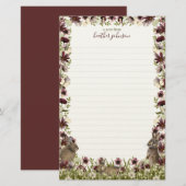 Hearthlight Notes Spring Soft Meadow Wildflower Briefpapier (Voorkant / Achterkant)