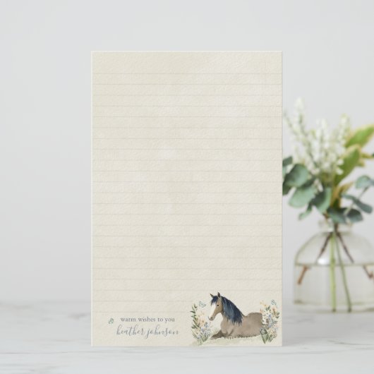 Hearthlight Notes Weide & Mane Notes Briefpapier (Staand voorkant)