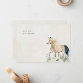 Hearthlight Notes Weide & Mane Notes Notitiekaartje (Voorkant / Achterkant in situ)