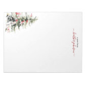 Hearthlight Notes Winter Cozy Dog Personalized Notitieblok (Voorkant)