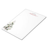 Hearthlight Notes Winter Cozy Dog Personalized Notitieblok (Schuin)