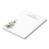 Hearthlight Notes Winter Cozy Dog Personalized Notitieblok (Gedraaid)