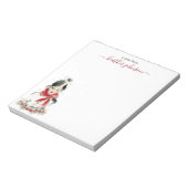Hearthlight Notes Winter Cozy Kitten Personalized Notitieblok (Gedraaid)