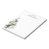 Hearthlight Notes Winter Cozy Kitten Personalized Notitieblok (Gedraaid)