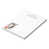 Hearthlight Notes Winter Cozy Kitten Personalized Notitieblok (Gedraaid)