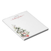 Hearthlight Notes Winter Cozy Kitten Personalized Notitieblok (Schuin)