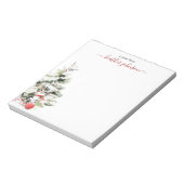 Hearthlight Notes Winter Cozy Kitten Personalized Notitieblok (Gedraaid)