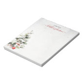 Hearthlight Notes Winter Cozy Kitten Personalized Notitieblok (Gedraaid)