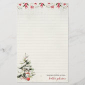 Hearthlight Notes Winter Cozy Kitten Persoonlijk Briefpapier (Voorkant)