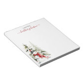 Hearthlight Notes Winter Snowman Personalized Notitieblok (Schuin)