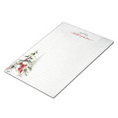 Hearthlight Notes Winter Snowman Personalized Notitieblok (Schuin)