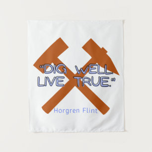 Hearthstone-Gezegde - Klein hout Wandkleed