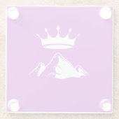 Hearthstone-vlag - Glazen Onderzetter (Achterkant)