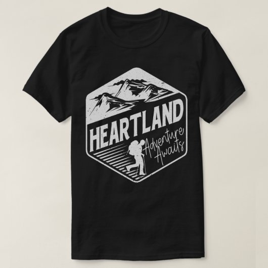 Heartland Adventure Awaits T-shirt (Design voorkant)
