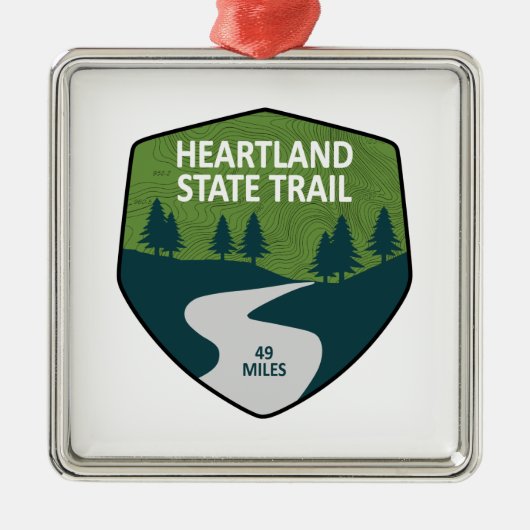 Heartland State Trail Metalen Ornament (Voorkant)