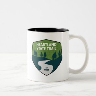 Heartland State Trail Tweekleurige Koffiemok
