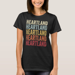 Heartland Texas Heartland TX Retro tekst T-shirt