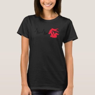 Heartline Sport Judo Martial Heart Life Line 8 T-shirt