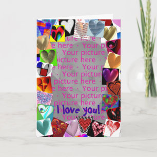 Hearts Afbeelding Lijst Kaart