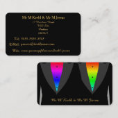 Hearts Aglow met geprivilegieerde Visitekaartje Ga Contactkaartje (Voorkant / Achterkant)