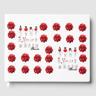 hearts and flowers gastenboek