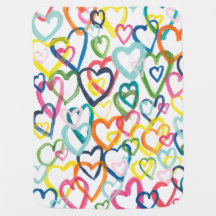 Hearts Baby Blanket