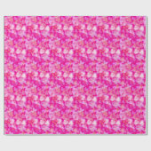Hearts Bokeh Pattern Pink Cadeaupapier (Vlak)
