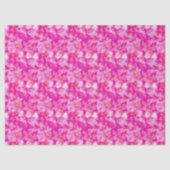 Hearts Bokeh Pattern Pink Tissuepapier (Voorkant)