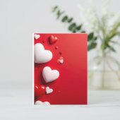 hearts briefkaart (Staand voorkant)