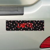 Hearts Bumpersticker (Op auto)