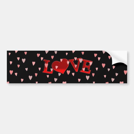 Hearts Bumpersticker (Voorkant)
