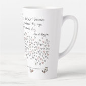 Hearts By Cat latte mug (Droite)