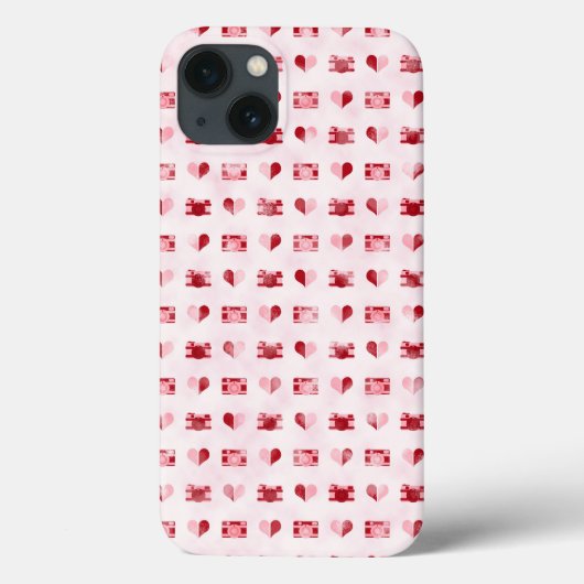 "Hearts & camera's" iPad-luchttas Case-Mate iPhone Case (Achterkant)