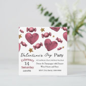 Hearts Candies and Stars Valentine Invitation (Debout devant)