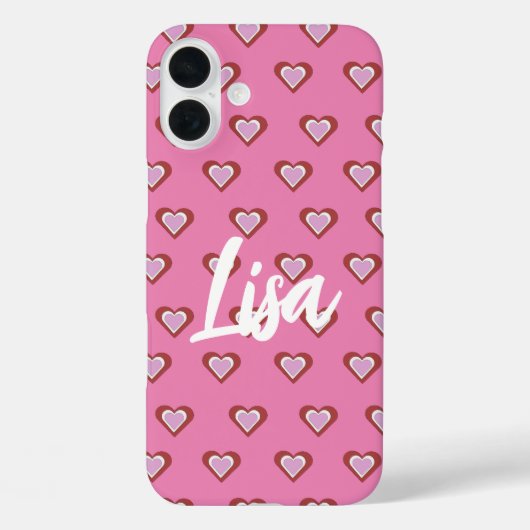 Hearts Case-Mate iPhone Case (Achterkant)