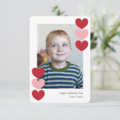Hearts Classroom Foto Valentijnse Kaarten (Staand voorkant)