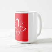 Hearts Coffee Mok (Voorkant rechts)